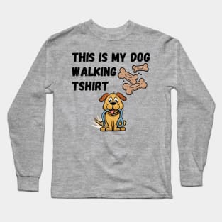 Dog Walking Long Sleeve T-Shirt